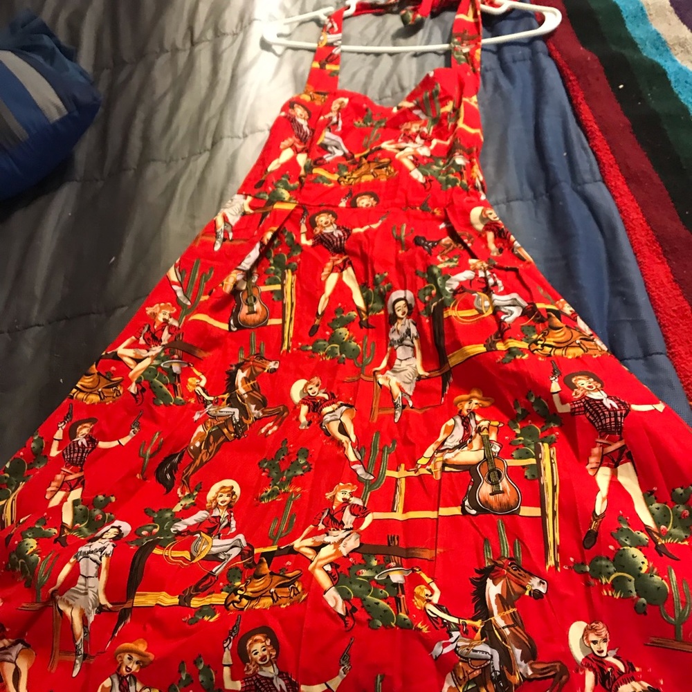 Pinup Cowgirl sun dress
